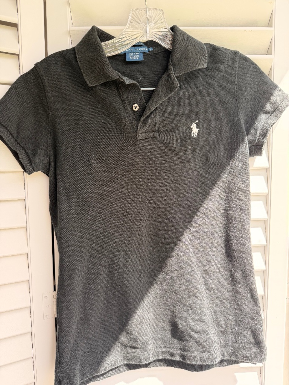 Ralph Lauren Black Polo Shirt Small